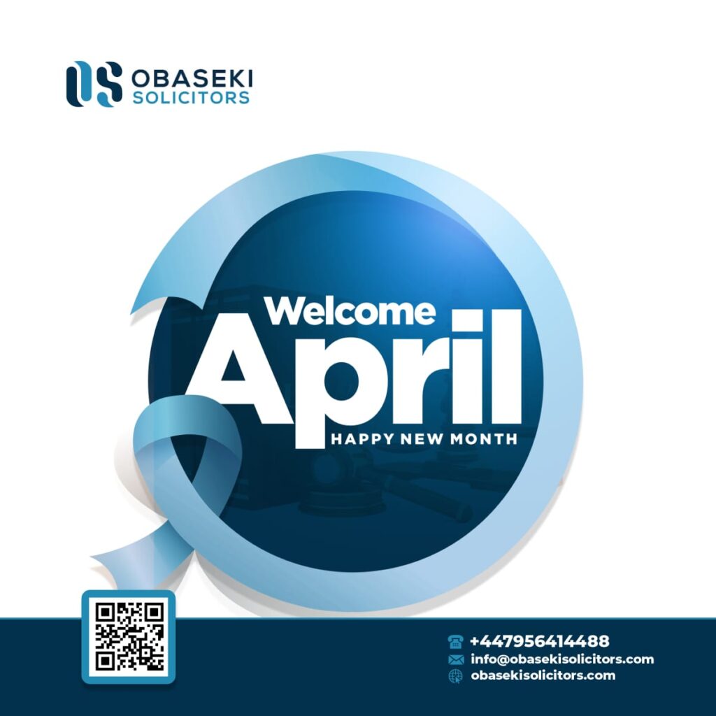 Welcome April